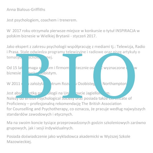 Anna Bialous-Griffiths - Biografia - PDF 66KB